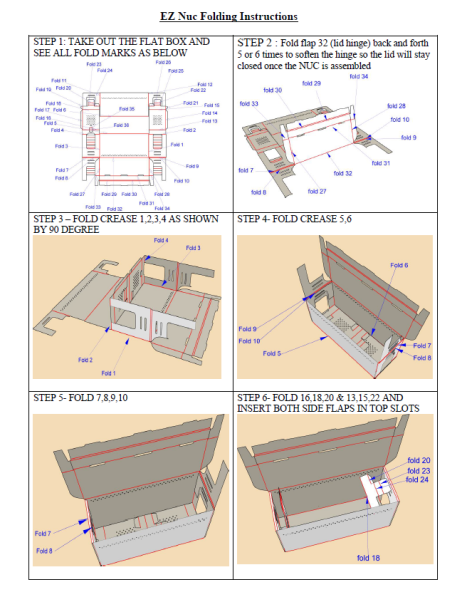 EZ Nuc Folding Instructions.