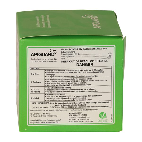 Apiguard - Box of 10  Individual packs 50 gram each - Image 4