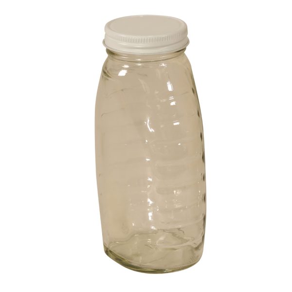 Containers by Case - Glass Jar 1 lb. 1 DOZEN with Lids - Image 2