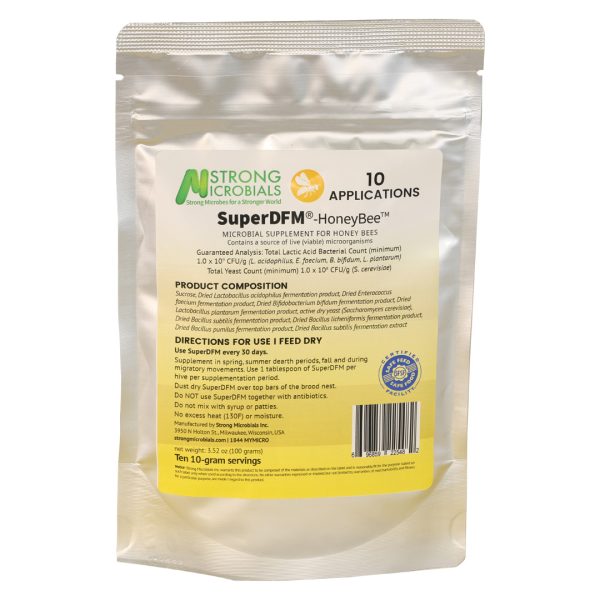 Super DFM (Direct Fed Microbials) - Supplement for 10 hives