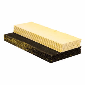 Plastic Foundation: Medium Single-Waxed Black
