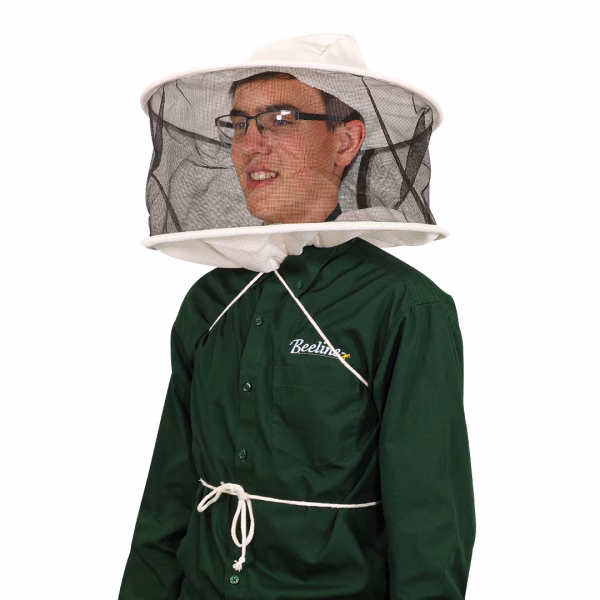 Vented Protector Bee Veil Round - Drawstring - Image 2