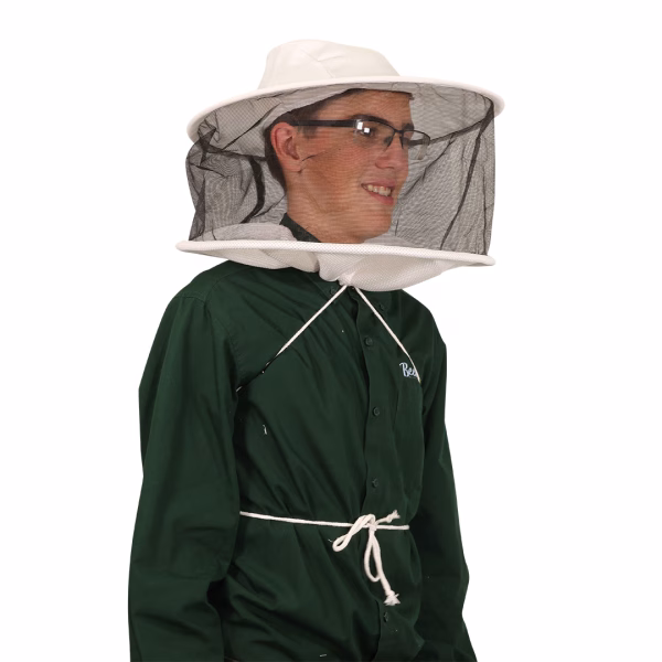 Vented Protector Bee Veil Round - Drawstring - Image 3