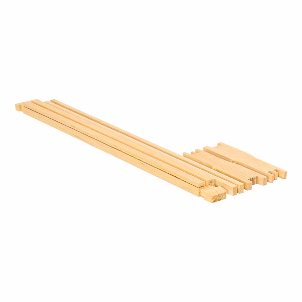 Frame - Shallow Unassembled Wedged Top Bar Split Bottom Bar w/ holes Commercial