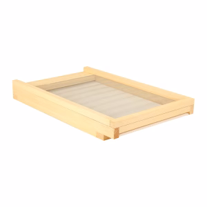 Screened Bottom Board - Assembled Commercial 8-frame with Tray