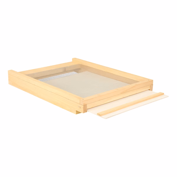 Screened Bottom Board - Assembled Commercial 8-frame with Tray - Image 5