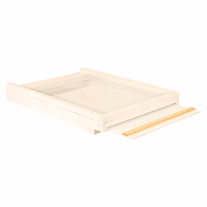 Screened Bottom Board - Painted Commercial 10-frame with Tray