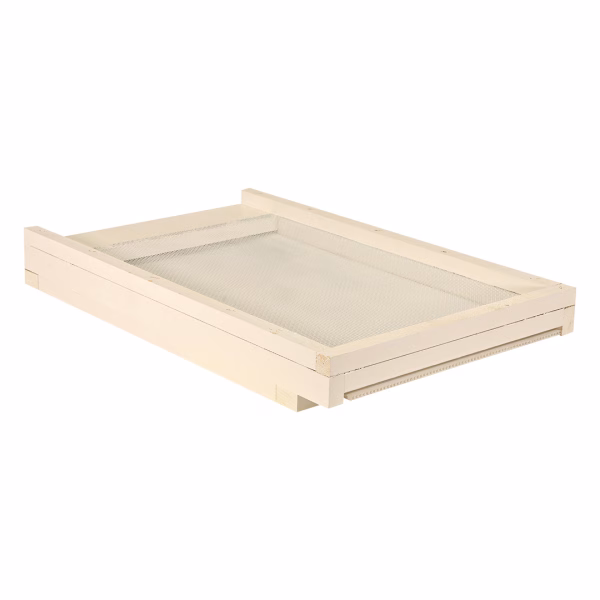 Screened Bottom Board - Painted Commercial 10-frame with Tray - Image 3