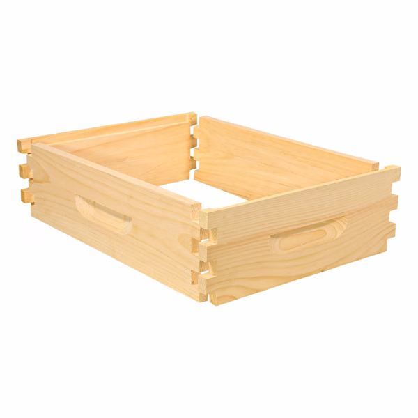 Shallow Super - Fingerjointed Unassembled Commercial 10-frame - Image 2