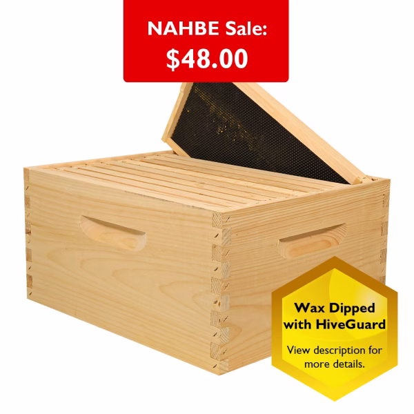 Expansion Kit Deep Hive Body Wax Dipped with 10 Frames with Double Waxed Plast