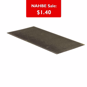 Plastic Foundation, Deep Double-Waxed Black