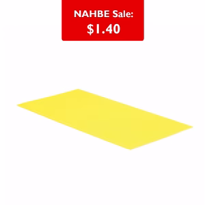 Plastic Foundation: Deep Double-Waxed Yellow