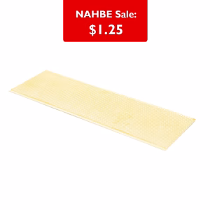 Plastic Foundation: Medium Double-Waxed White