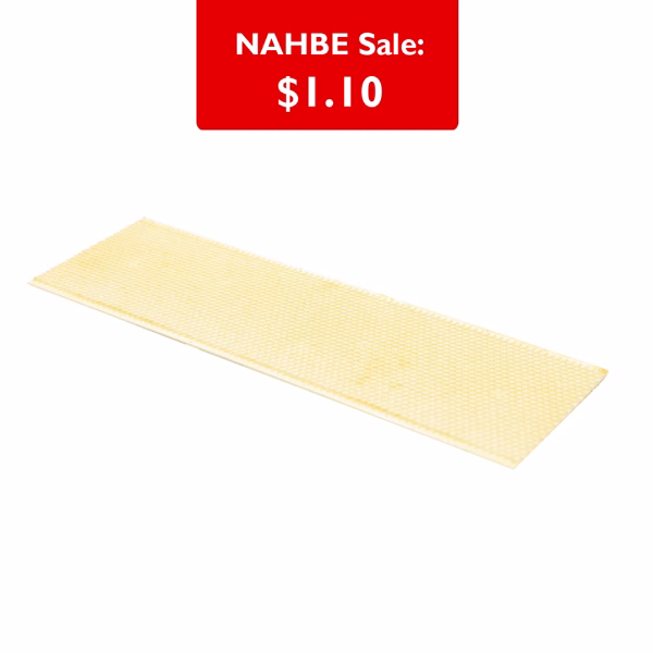 Plastic Foundation: Medium Single-Waxed White