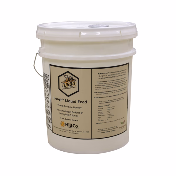Turbo Feed!  Bee feed nectar supplement in 5 gallon bucket - Image 2