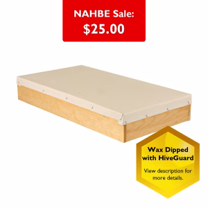 Telescoping Lid- Wax dipped Commercial 5 frame